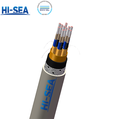 BFOU(i&c) Low Smoke Halogen Free Fire Resistant Offshore Communication Cable 250V